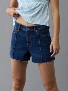 American Eagle High Waisted Relaxed Jean Shorts